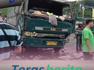 Supir Truck Ugal-Ugalan Memicu Kecelakaan Beruntung di Tanggerang